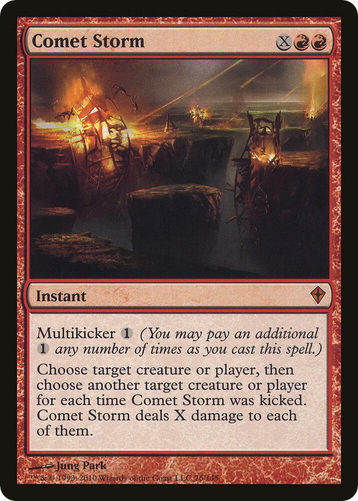 Comet Storm (Worldwake) [Oversize Cards] 76