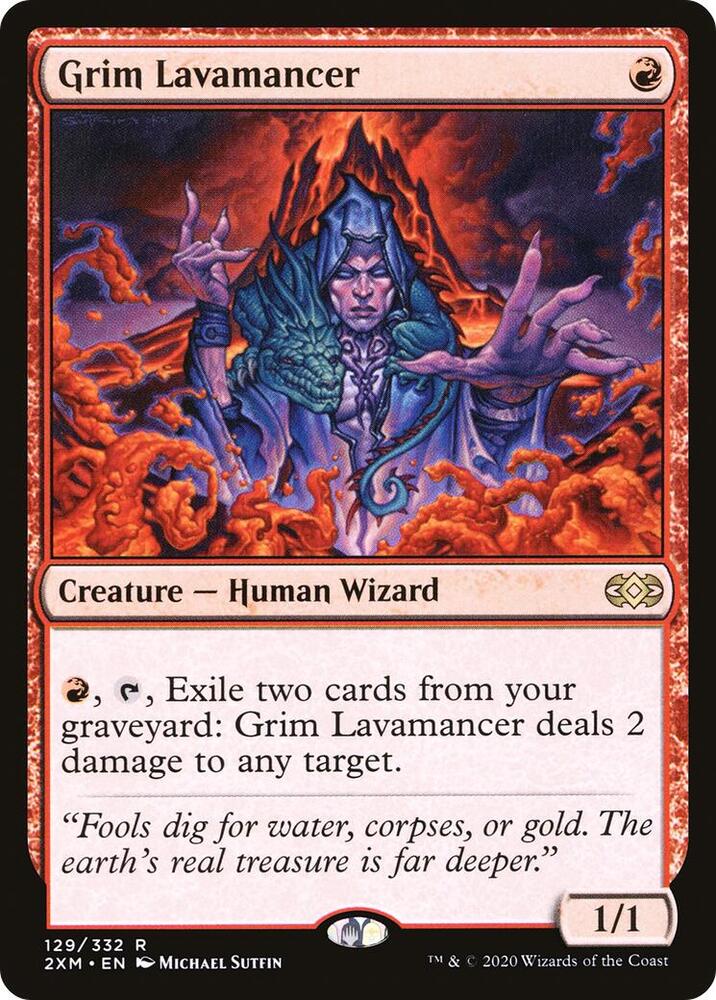 Grim Lavamancer [Double Masters] 129