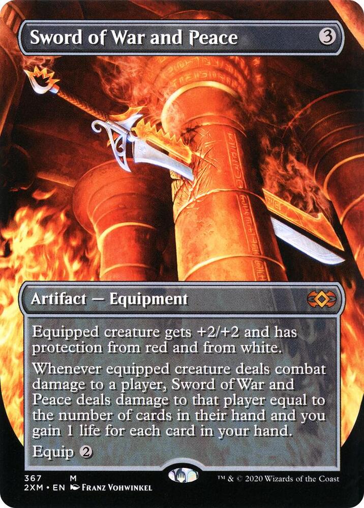 Sword of War and Peace (Borderless) [Double Masters] 367
