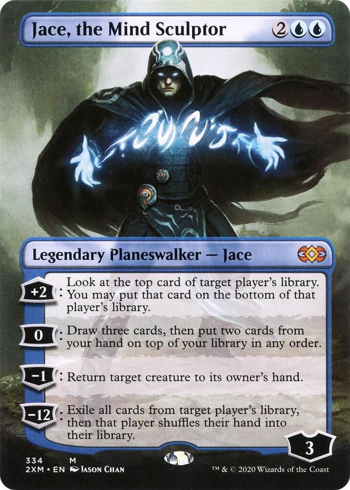 Jace, the Mind Sculptor (Borderless) [Double Masters] 334