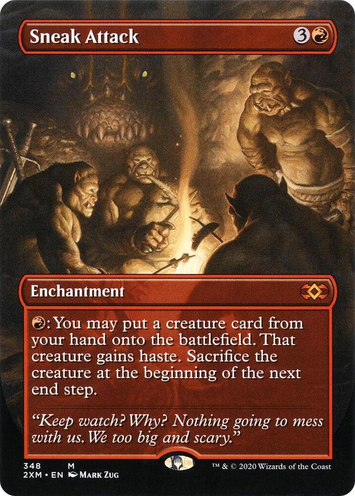 Sneak Attack (Borderless) [Double Masters] 348