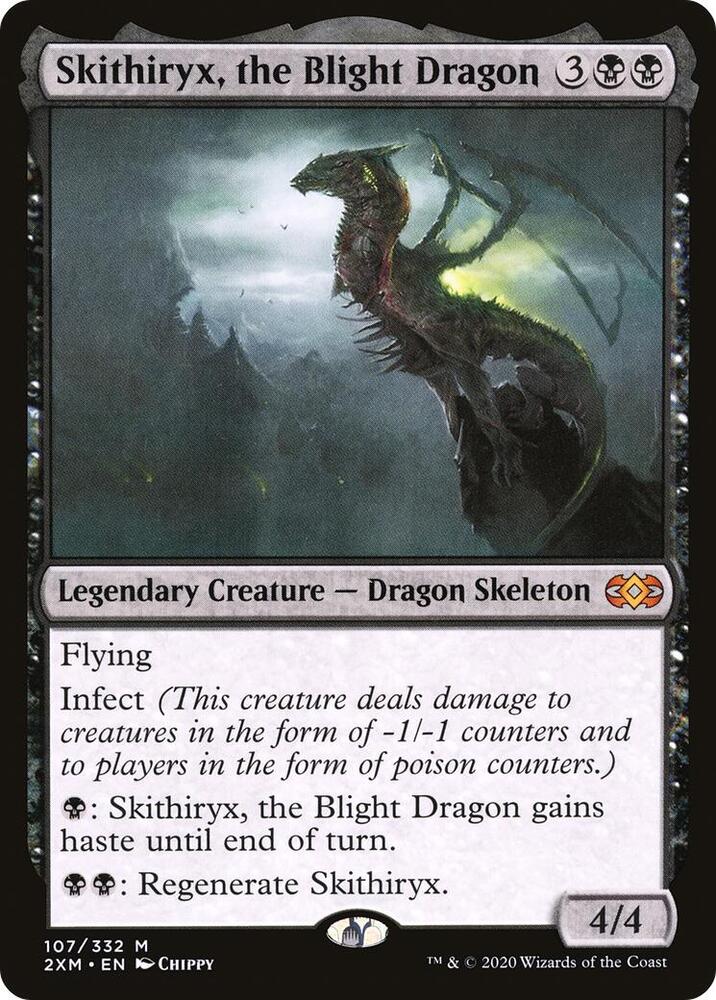 Skithiryx, the Blight Dragon [Double Masters] 107