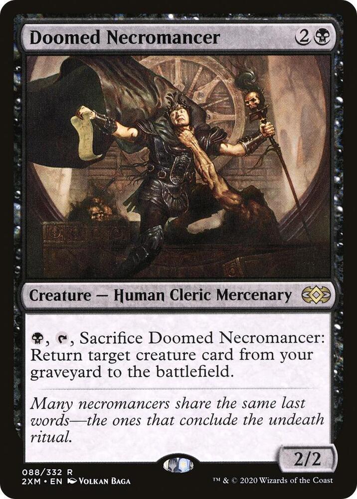 Doomed Necromancer [Double Masters] 88