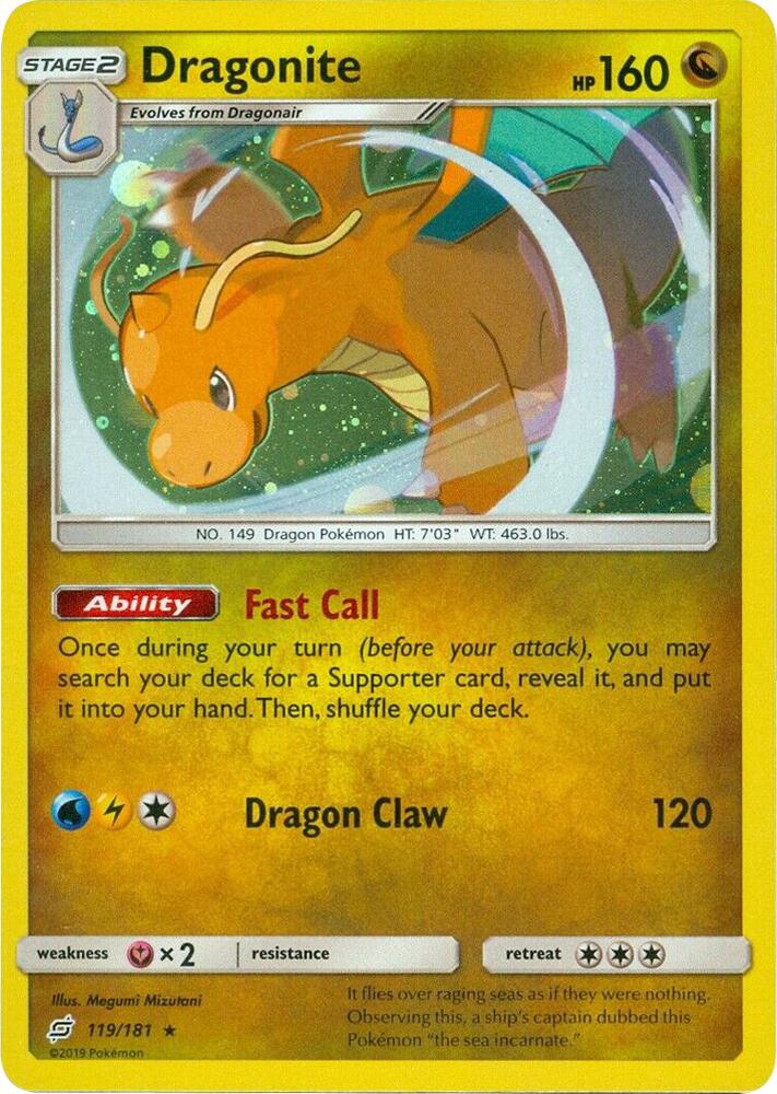 Dragonite - 119/181 (Cosmos Holo) [Miscellaneous Cards & Products] 119/181