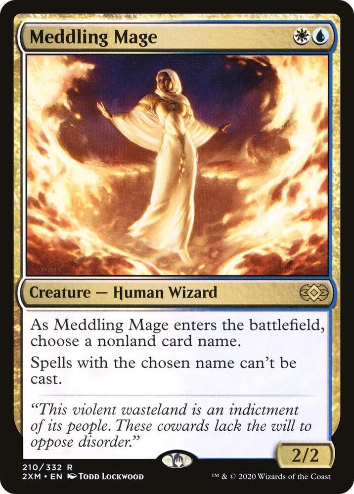 Meddling Mage [Double Masters] 210