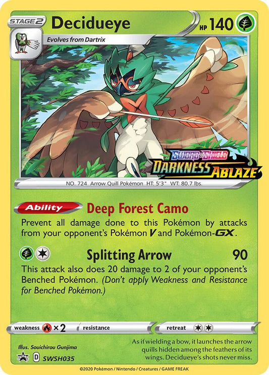 Decidueye - SWSH035 (Prerelease) [SWSH: Sword & Shield Promo Cards] SWSH035