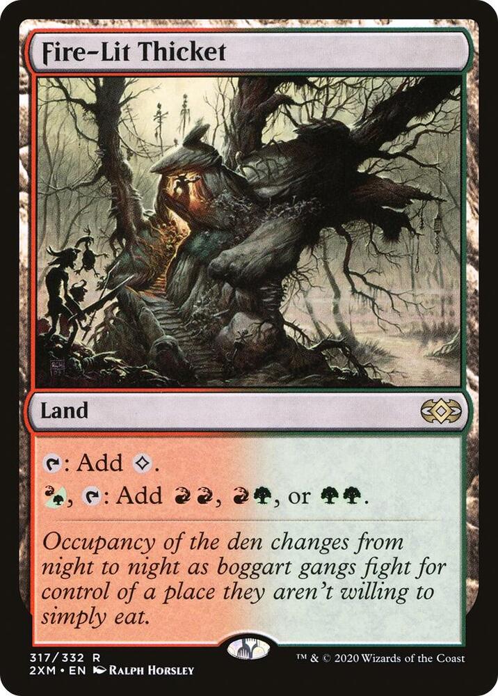 Fire-Lit Thicket [Double Masters] 317