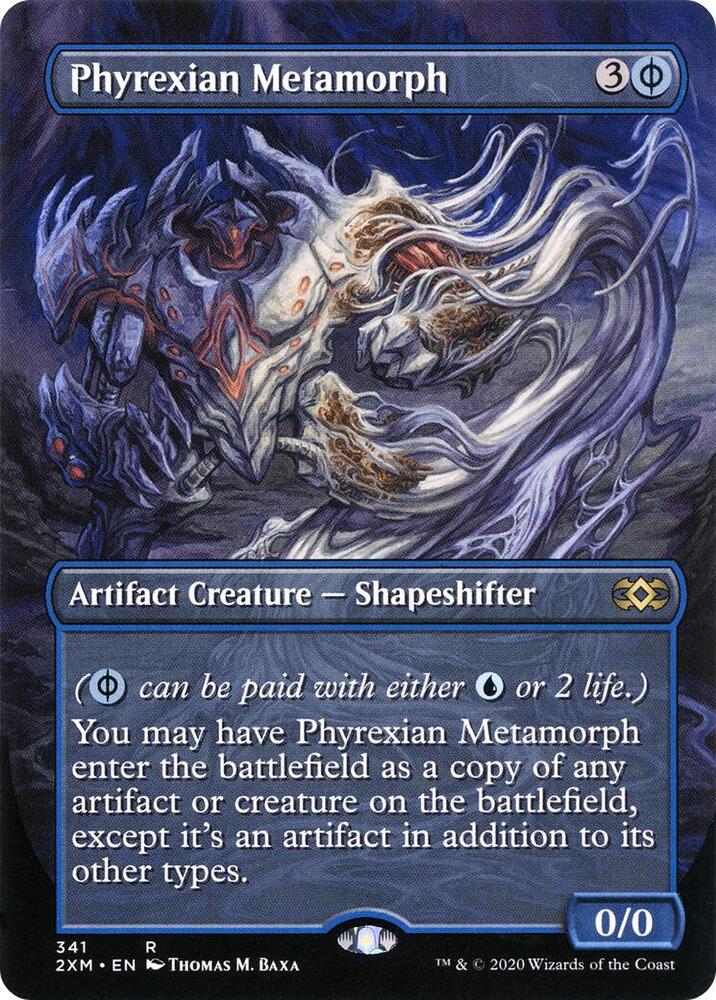 Phyrexian Metamorph (Borderless) [Double Masters] 341