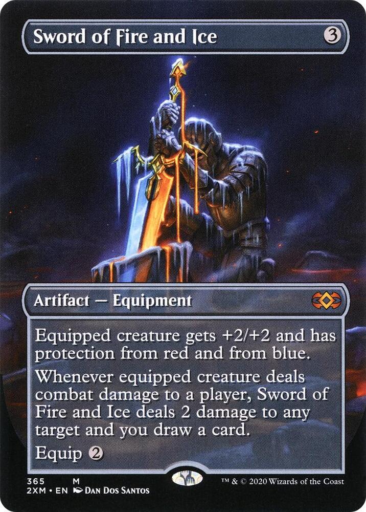 Sword of Fire and Ice (Borderless) [Double Masters] 365