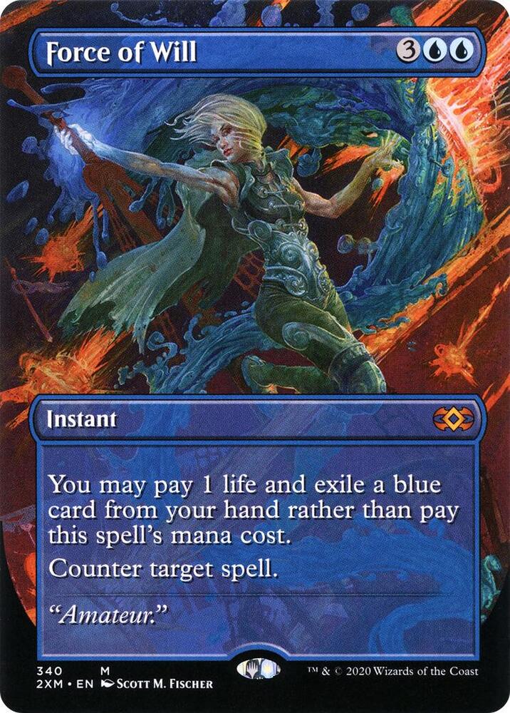 Force of Will (Borderless) [Double Masters] 340