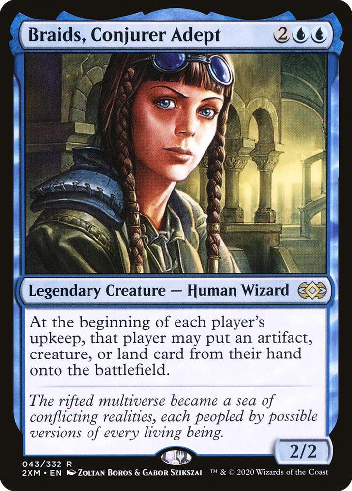Braids, Conjurer Adept [Double Masters] 43