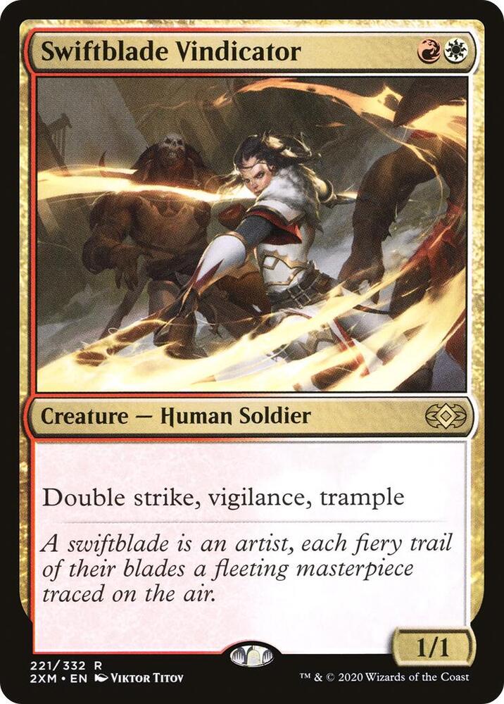 Swiftblade Vindicator [Double Masters] 221