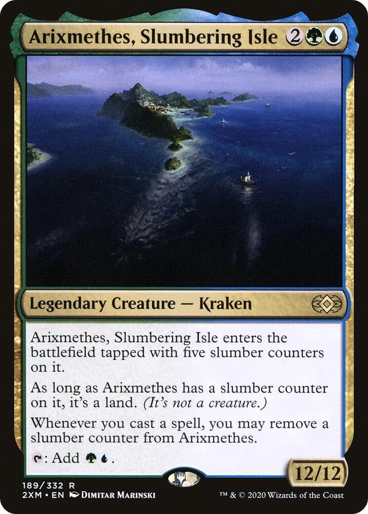 Arixmethes, Slumbering Isle [Double Masters] 189