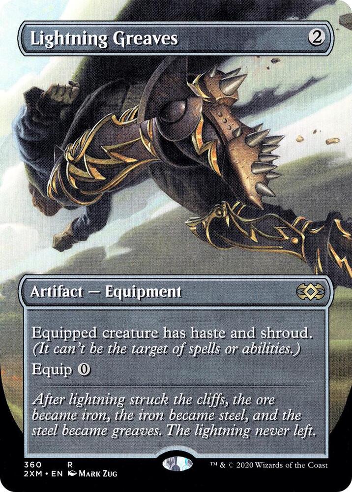 Lightning Greaves (Borderless) [Double Masters] 360