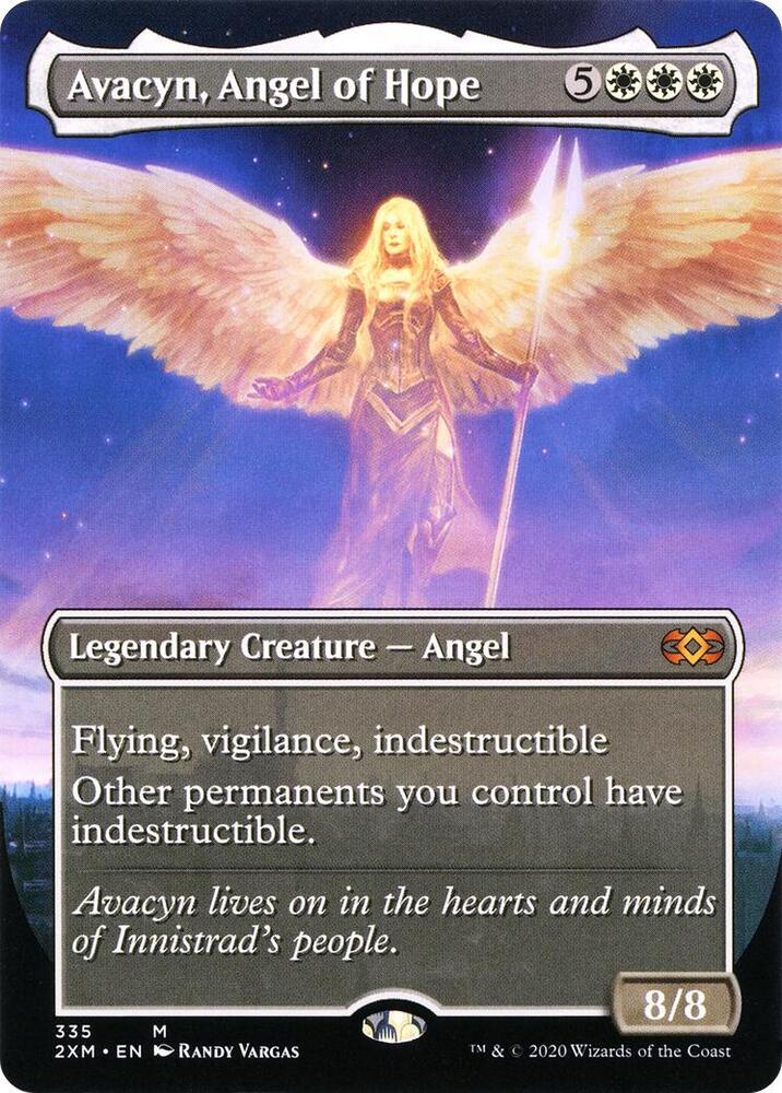Avacyn, Angel of Hope (Borderless) [Double Masters] 335