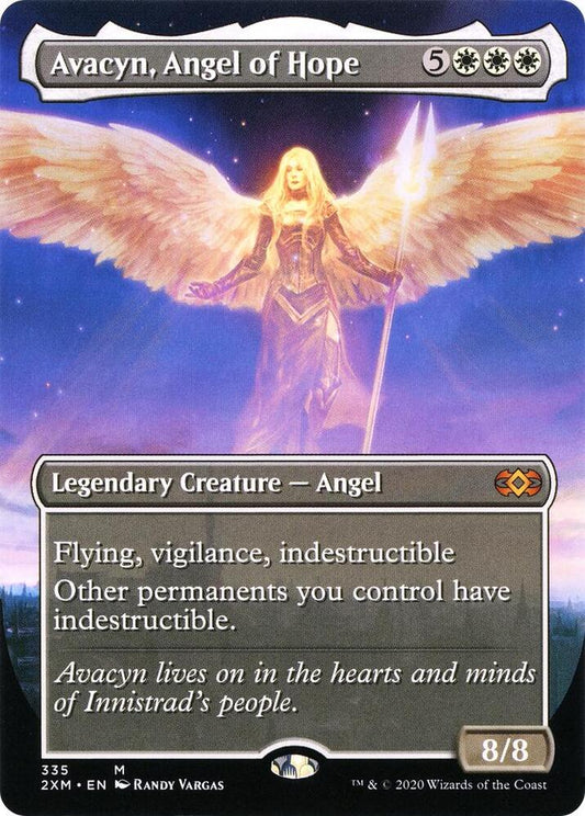 Avacyn, Angel of Hope (Borderless) [Double Masters] 335