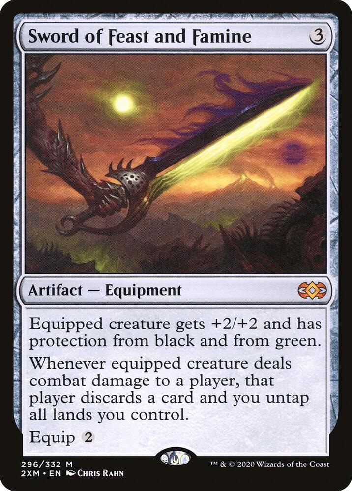 Sword of Feast and Famine [Double Masters] 296