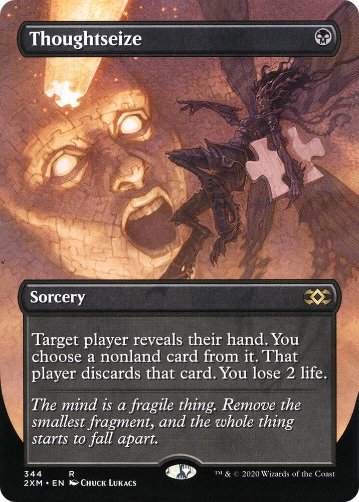 Thoughtseize (Borderless) [Double Masters] 344