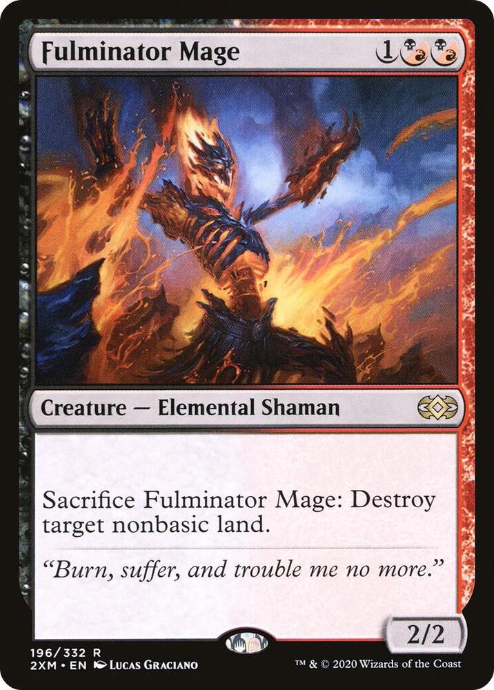 Fulminator Mage [Double Masters] 196