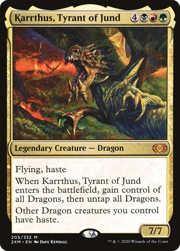 Karrthus, Tyrant of Jund [Double Masters] 205