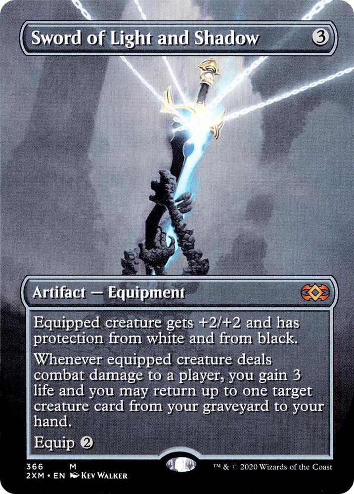 Sword of Light and Shadow (Borderless) [Double Masters] 366