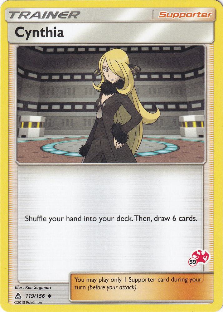Cynthia - 119/156 (#59 Charizard Stamped) [Battle Academy] 119/156