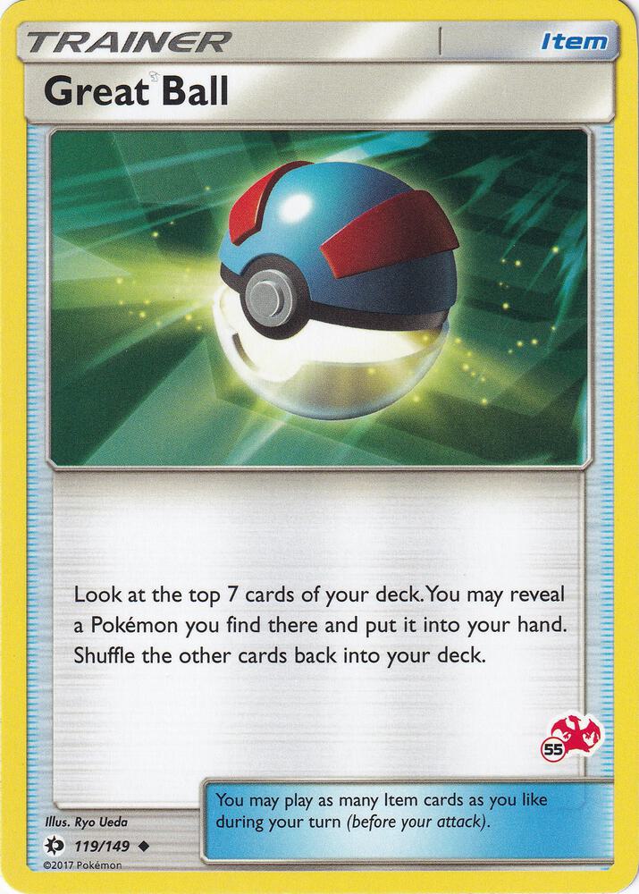 Great Ball - 119/149 (#55 Charizard Stamped) [Battle Academy] 119/149