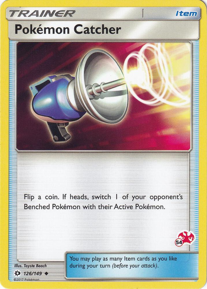 Pokemon Catcher - 126/149 (#54 Charizard Stamped) [Battle Academy] 126/149