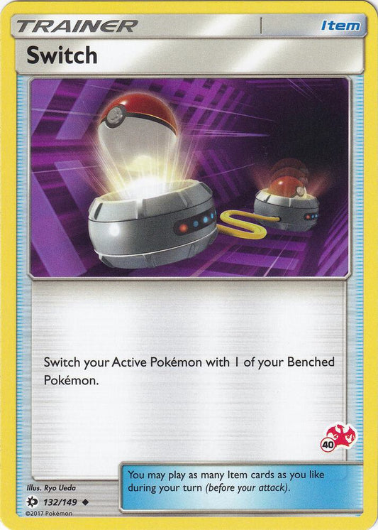 Switch - 132/149 (#40 Charizard Stamped) [Battle Academy] 132/149