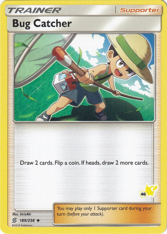 Bug Catcher - 189/236 (#46 Pikachu Stamped) [Battle Academy] 189/236