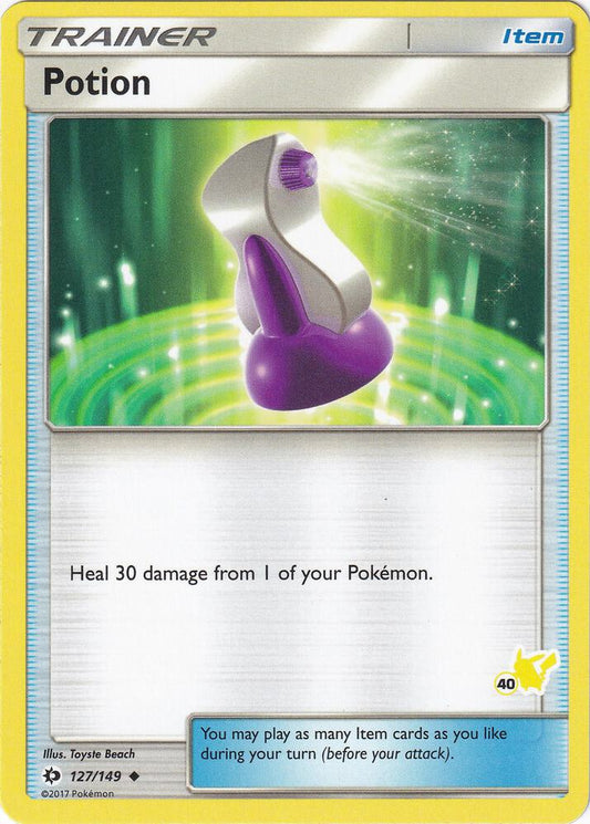 Potion - 127/149 (#40 Pikachu Stamped) [Battle Academy] 127/149