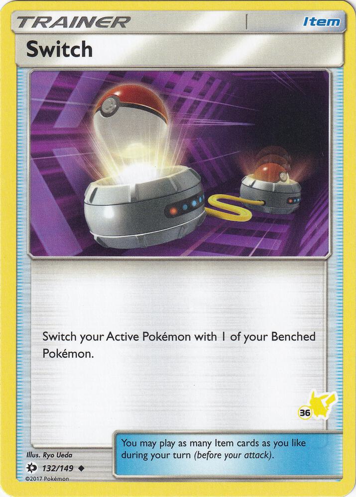 Switch - 132/149 (#36 Pikachu Stamped) [Battle Academy] 132/149