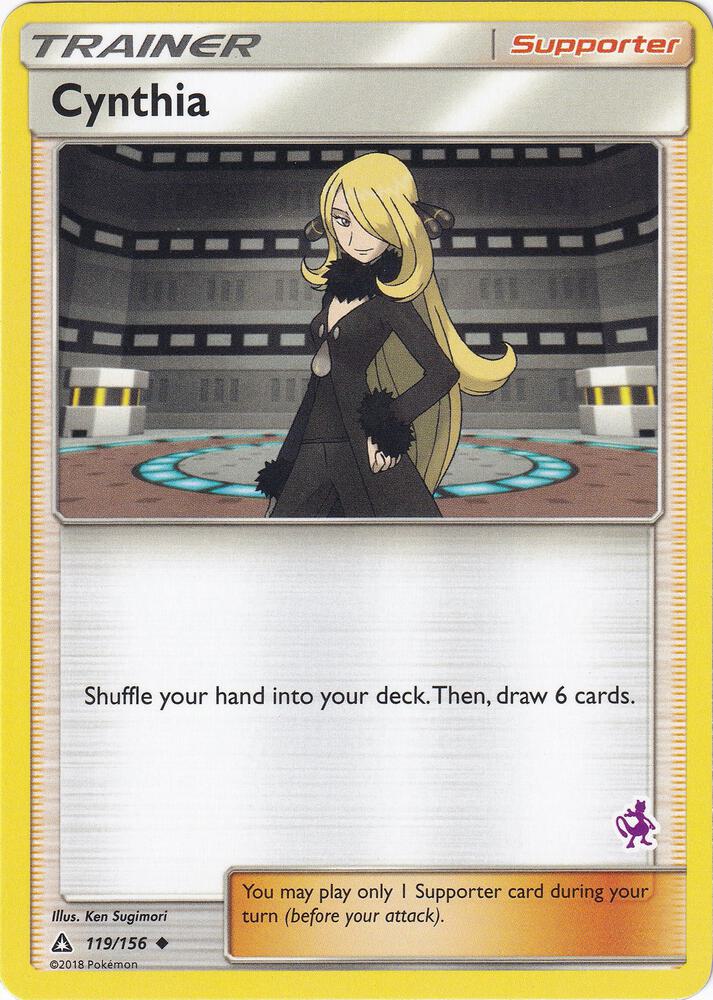 Cynthia - 119/156 (Mewtwo Stamped) [Battle Academy] 119/156