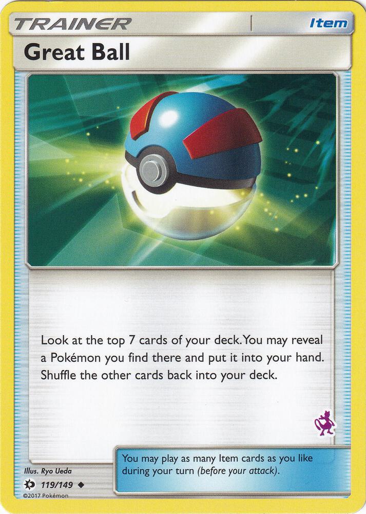 Great Ball - 119/149 (Mewtwo Stamped) [Battle Academy] 119/149
