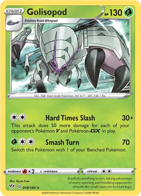 Golisopod [SWSH03: Darkness Ablaze] 018/189