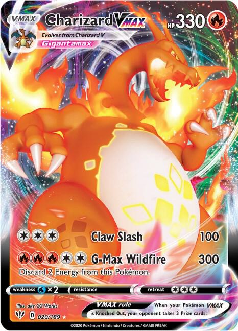 Charizard VMAX [SWSH03: Darkness Ablaze] 020/189