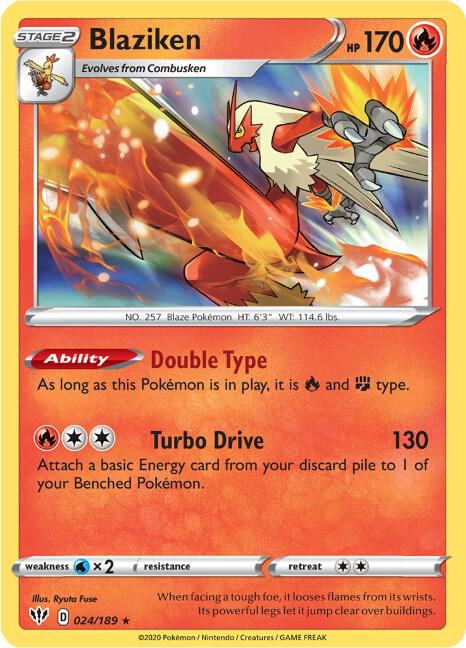 Blaziken [SWSH03: Darkness Ablaze] 024/189