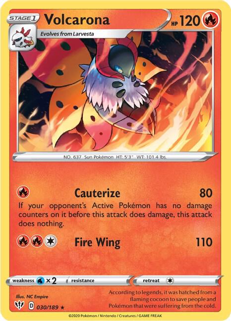 Volcarona [SWSH03: Darkness Ablaze] 030/189