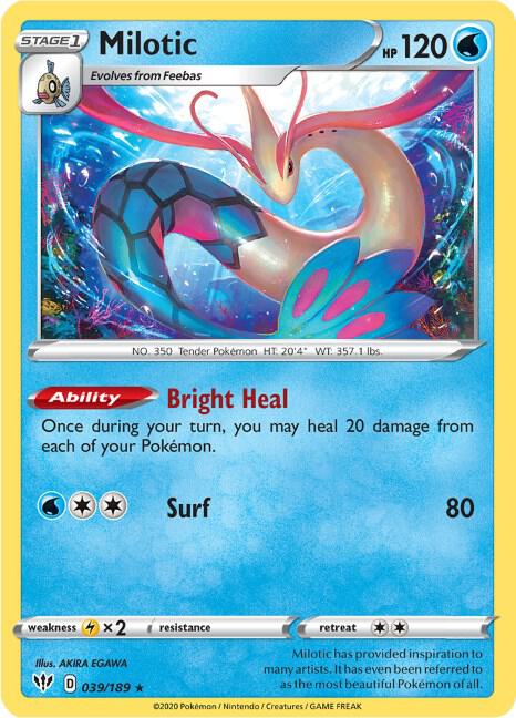 Milotic [SWSH03: Darkness Ablaze] 039/189