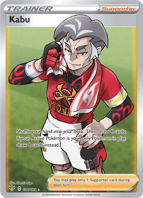 Kabu (Full Art) [SWSH03: Darkness Ablaze] 186/189