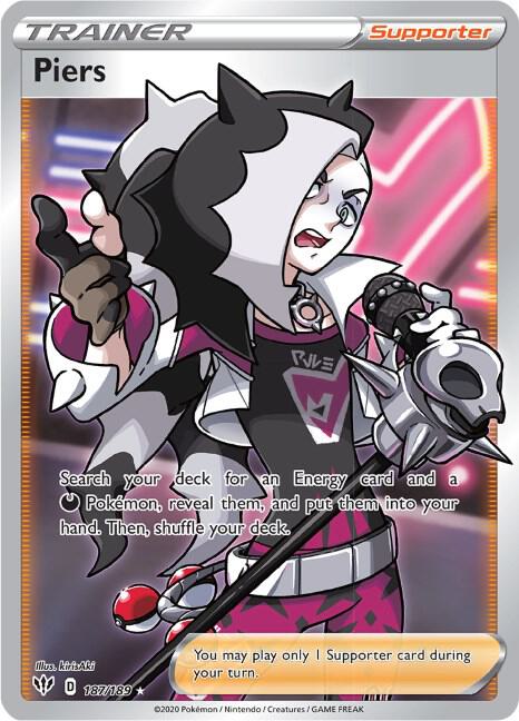 Piers (Full Art) [SWSH03: Darkness Ablaze] 187/189
