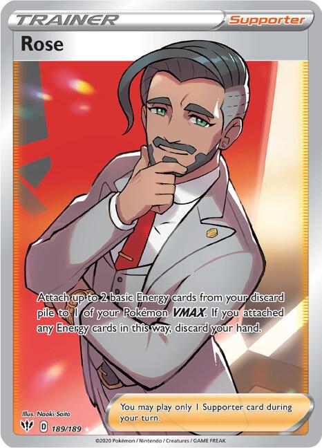 Rose (Full Art) [SWSH03: Darkness Ablaze] 189/189