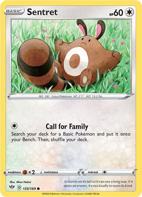 Sentret [SWSH03: Darkness Ablaze] 135/189