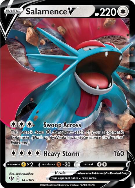 Salamence V [SWSH03: Darkness Ablaze] 143/189