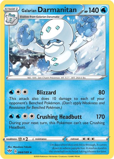 Galarian Darmanitan (44) [SWSH03: Darkness Ablaze] 044/189