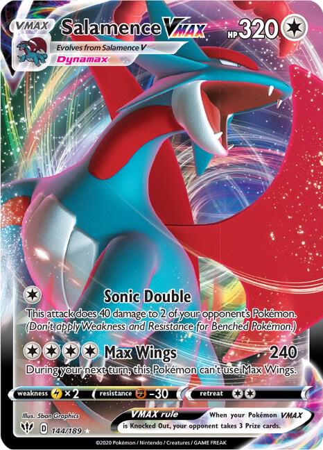 Salamence VMAX [SWSH03: Darkness Ablaze] 144/189