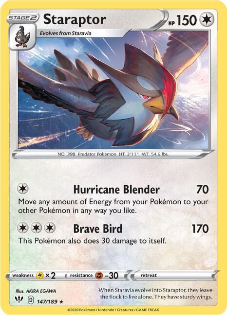 Staraptor [SWSH03: Darkness Ablaze] 147/189