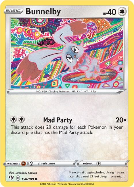 Bunnelby [SWSH03: Darkness Ablaze] 150/189