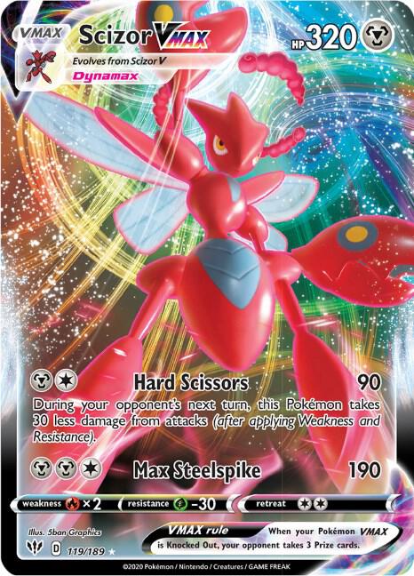 Scizor VMAX [SWSH03: Darkness Ablaze] 119/189
