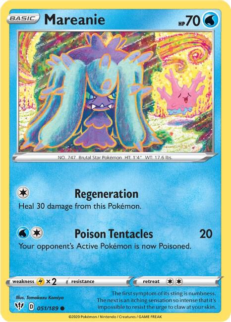 Mareanie [SWSH03: Darkness Ablaze] 051/189